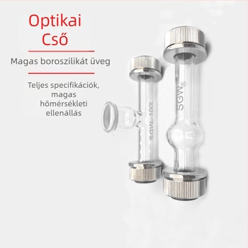 Optikai polárimetriás cső, polariméterhez dedikált próbatubus, tölcsér-buborék típusú, 50/100/200 mm