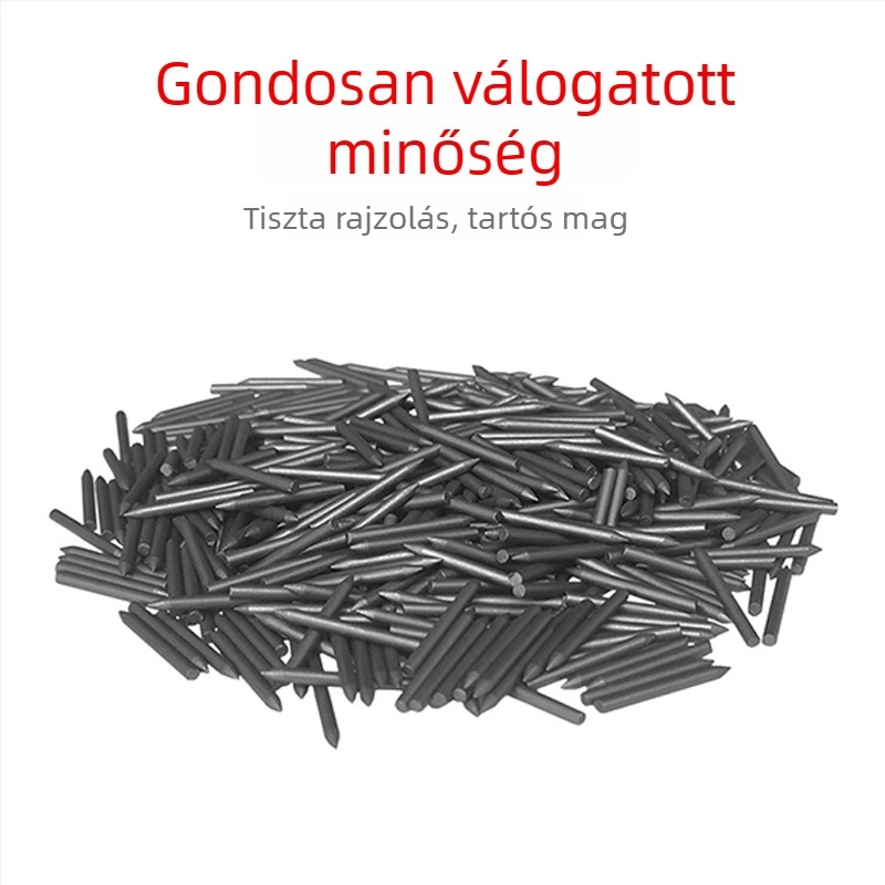 2,0 mm körző grafitmag – rozsdamentes acél refill, 3-in-1, körök rajzolásához, diákok és vizsgák a tervezésben
