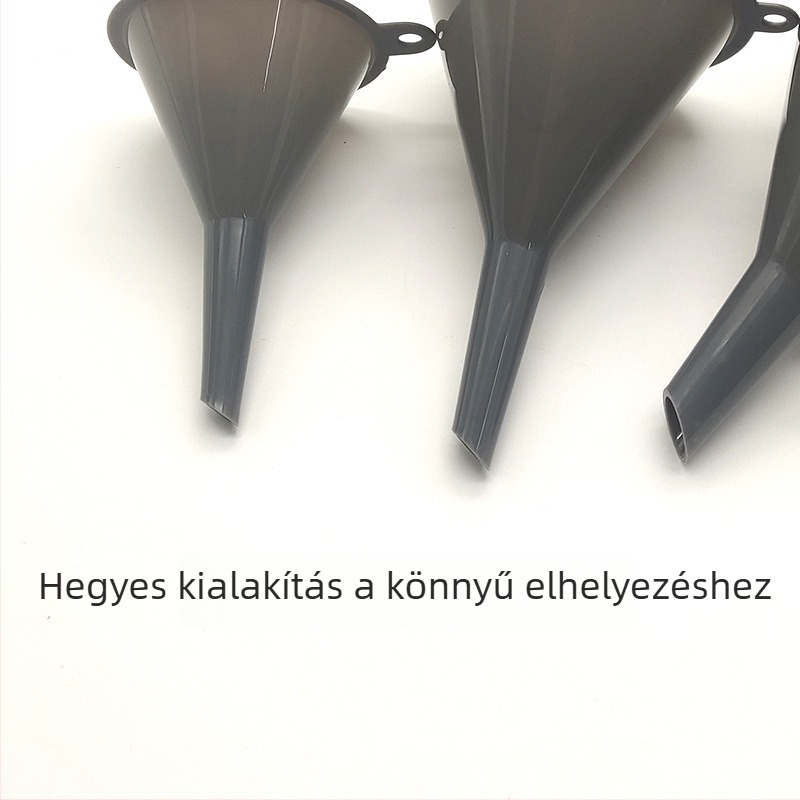 PP szilikon műanyag tölcsér készlet, három darabos, élelmiszer-minőségű folyadékadagoló
