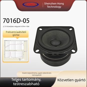 2,75 colos teljes tartományú hangfal, 4Ω/8Ω, 10W Bluetooth hangszerhangszóró