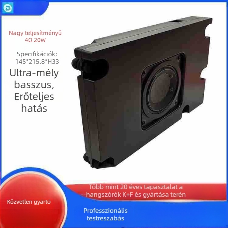 Ultra vékony, mindent egyben televíziós oktatási és reklám eszköz Bluetooth hangszóróval és mélynyomóval