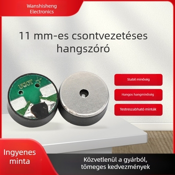 11 mm-es csontvezetésű hangszóró Bluetooth fülhallgatókhoz, 8 Ω, 1 W