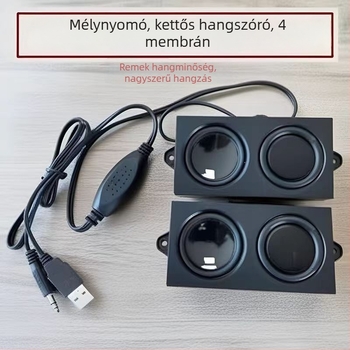 Asztali audiophile hangszóró USB-s mélynyomómodullal