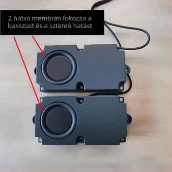 Asztali audiophile hangszóró USB-s mélynyomómodullal