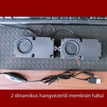 Asztali audiophile hangszóró USB-s mélynyomómodullal