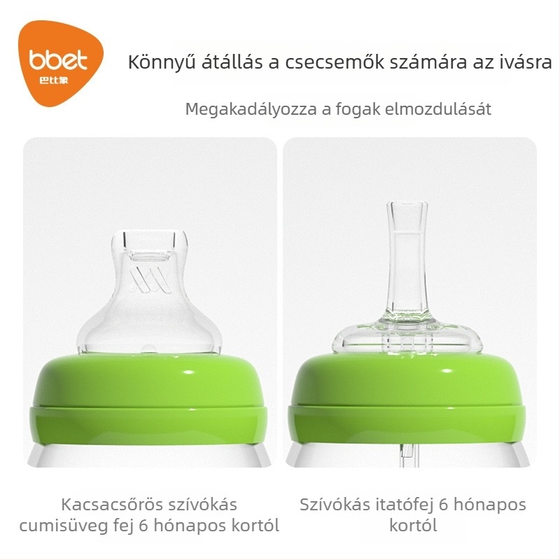Szilikon szívófej és szívócső gyerekek tanuló pohárhoz — eredeti kiegészítők