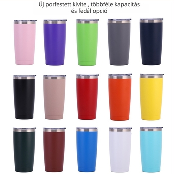 20oz szigetelt autó pohár – rozsdamentes acél belső 304, külső 201, spray bevonattal