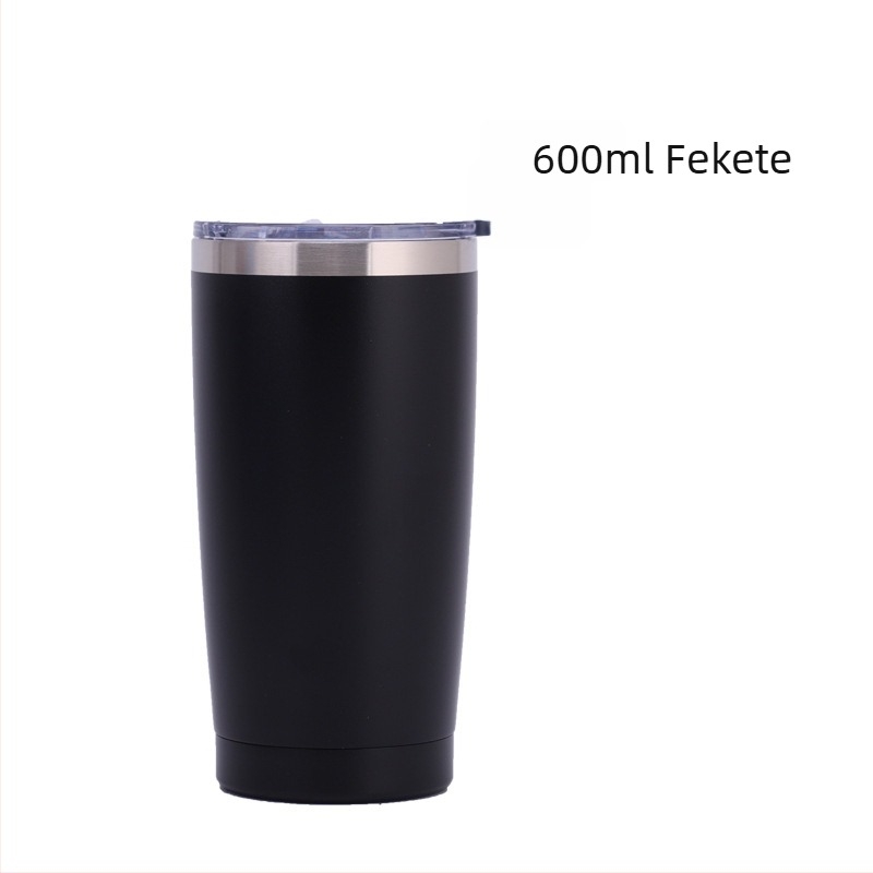 20oz szigetelt autó pohár – rozsdamentes acél belső 304, külső 201, spray bevonattal