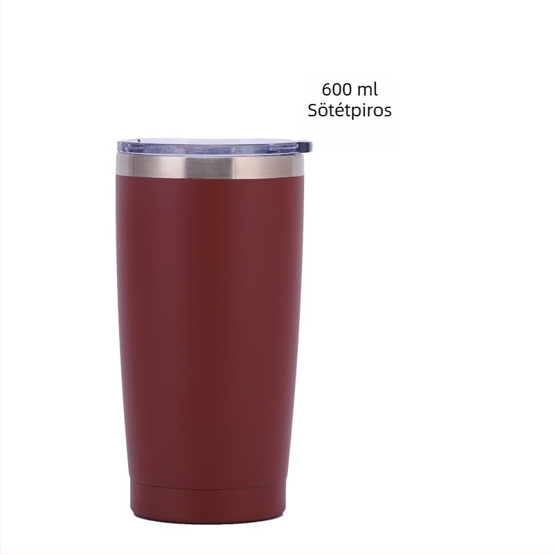 20oz szigetelt autó pohár – rozsdamentes acél belső 304, külső 201, spray bevonattal