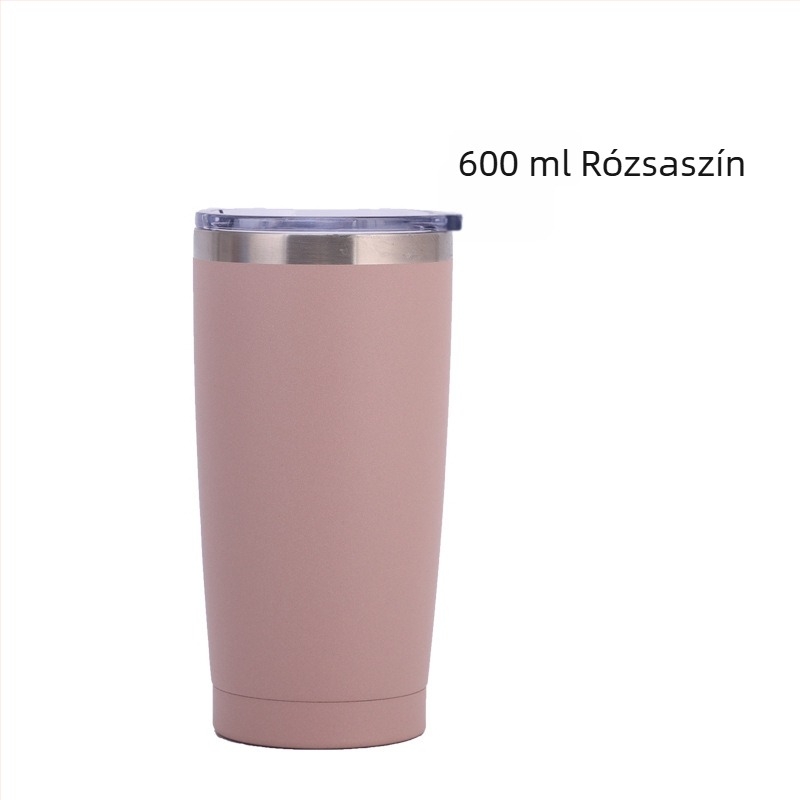 20oz szigetelt autó pohár – rozsdamentes acél belső 304, külső 201, spray bevonattal