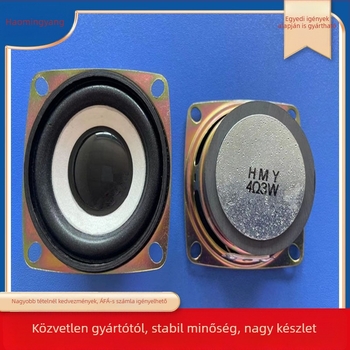 HMY 52 mm külső mágneses négyszögletes fehér lemez Bluetooth hangszóróhoz, 2 hüvelyk, 4 Ω, 3 W