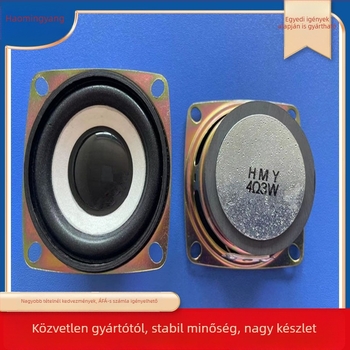 HMY 52 mm külső mágneses négyszögletes fehér lemez Bluetooth hangszóróhoz, 2 hüvelyk, 4 Ω, 3 W