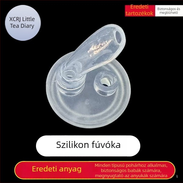 Little Tea Diary teás pohár fedél, ütésálló és szivárgásmentes, szájcsővel és csattal