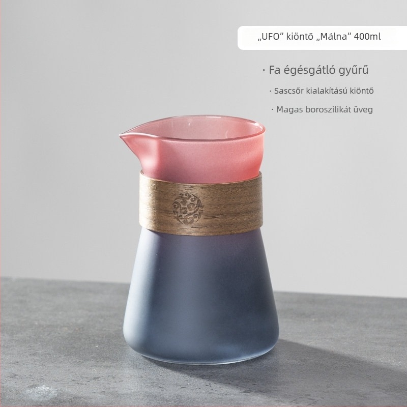 Kézi pour-over kávékészítő készlet üvegből készült drip-pel és szűrő pohárral kávéhoz és teához
