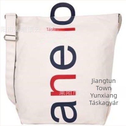 Crossbody vászontáska prémium érzetű, nagy kapacitású, mindennapi női nylon béléssel