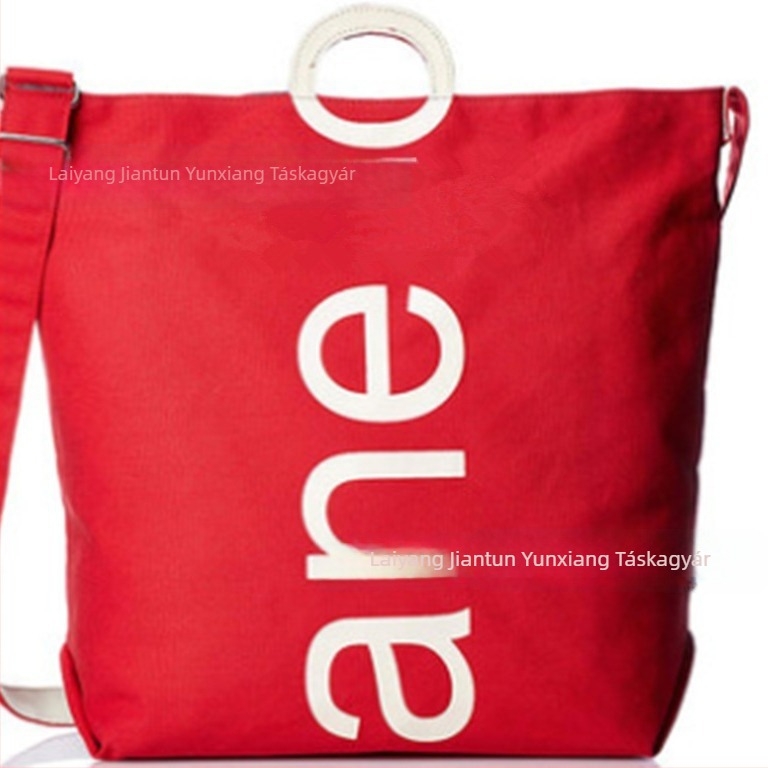 Crossbody vászontáska prémium érzetű, nagy kapacitású, mindennapi női nylon béléssel