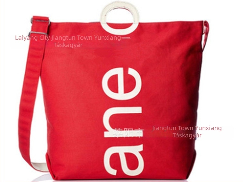 Crossbody vászontáska prémium érzetű, nagy kapacitású, mindennapi női nylon béléssel