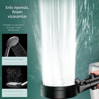 Otthoni fürdőszobai vízmelegítőhöz magasnyomású zuhanyfej készlet, erőteljes zuhanyzás