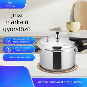 Jinxi márkájú nyomásfőző edény háztartási használatra, kompatibilis gázfőzővel és indukciós főzőfelülettel, univerzális, élelmiszer-minőségű, robbanásbiztos konyhai edény