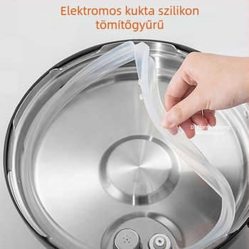 Szilikonból készült tömítőgyűrű elektromos nyomásos edényhez, vastított kivitel, kompatibilis Midea félgömb alakú nyomásfőzőkhöz, 4/5/6L78