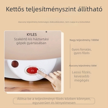 Rozsdamentes acélból készült elektromos edény gőzölésre és sütésre, gőzölő kosárral, tapadásmentes belsővel, nagy kapacitású, többfunkciós, otthoni használatra