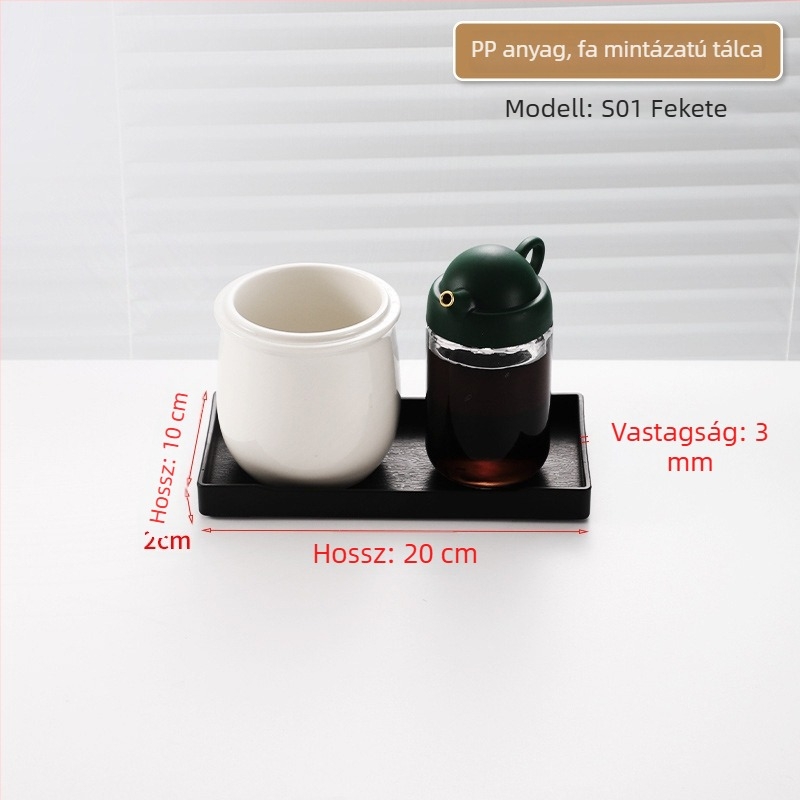 Téglalap alakú műanyag melamin tálca szállodai szobákhoz, tea- és víz szolgálathoz, higiéniai termékek tárolására, éttermi használatra
