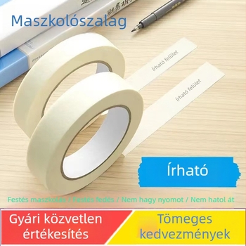 Maszkoló papír és maszkoló szalag, hőálló, írható felület, könnyen téphető, magas viszkozitás