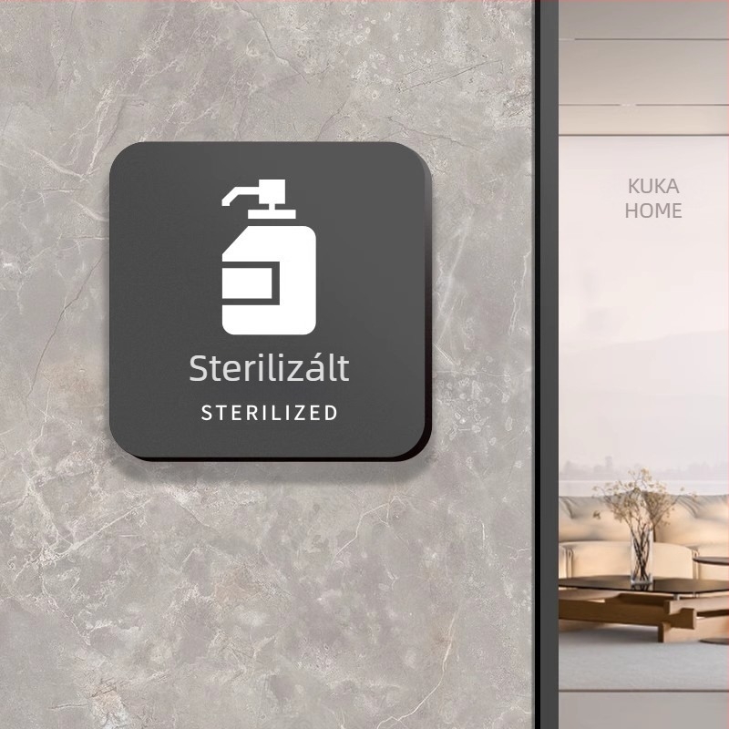Akril tűzvédelmi jelzőkészlet öntapadós hátlappal – hydrant és tűzoltó jelzőkkel