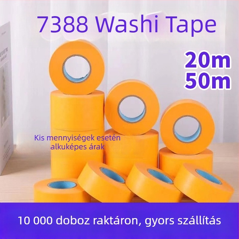 Magas tapadású papíralapú maszkoló szalag sprayfestéshez és maszkoláshoz, színelválasztáshoz