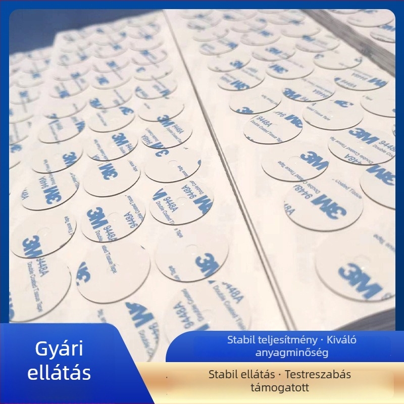 Kétoldalas EVA habszalag, ütésálló, vastított, szabálytalan forma, fekete, nagy viszkozitás
