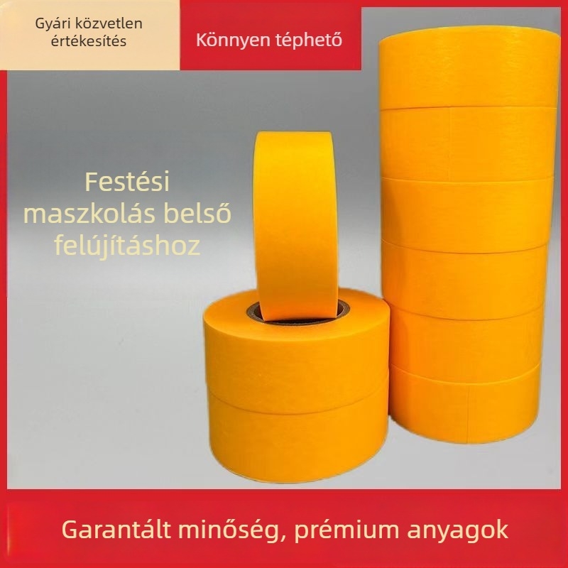 Washi maszkoló szalag sprayfestéshez és csempék díszítéséhez, erős tapadás, ragadék nélkül, 15 m hosszú, PE alapú.