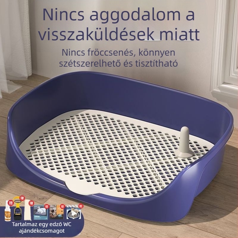 Automatikus kutya WC, kisméretű és nagytestű kutyák számára öblítő rendszerrel
