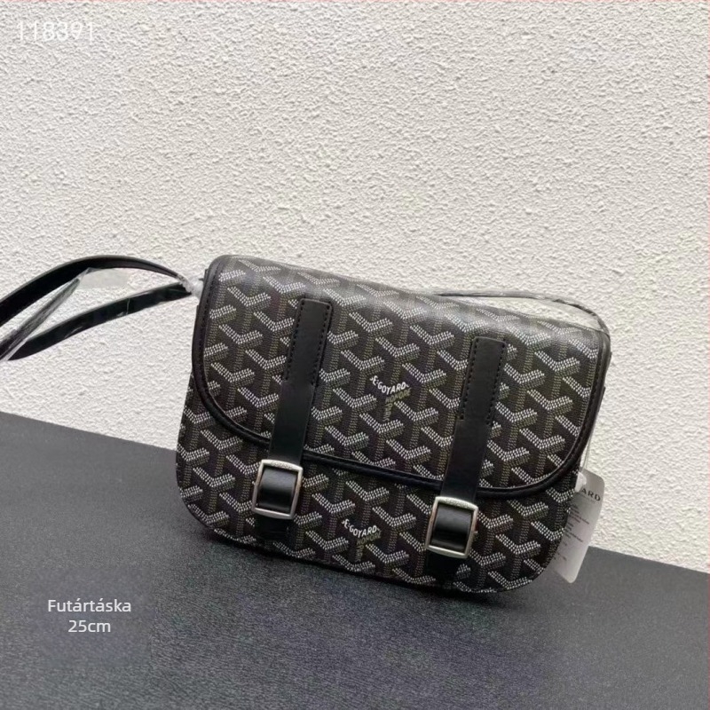 Goya dogtooth saddle táska mintával, crossbody, uniszex, mindennapi, minimalist