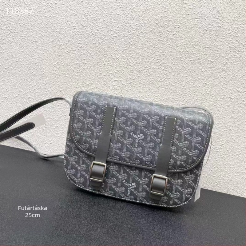 Goya dogtooth saddle táska mintával, crossbody, uniszex, mindennapi, minimalist