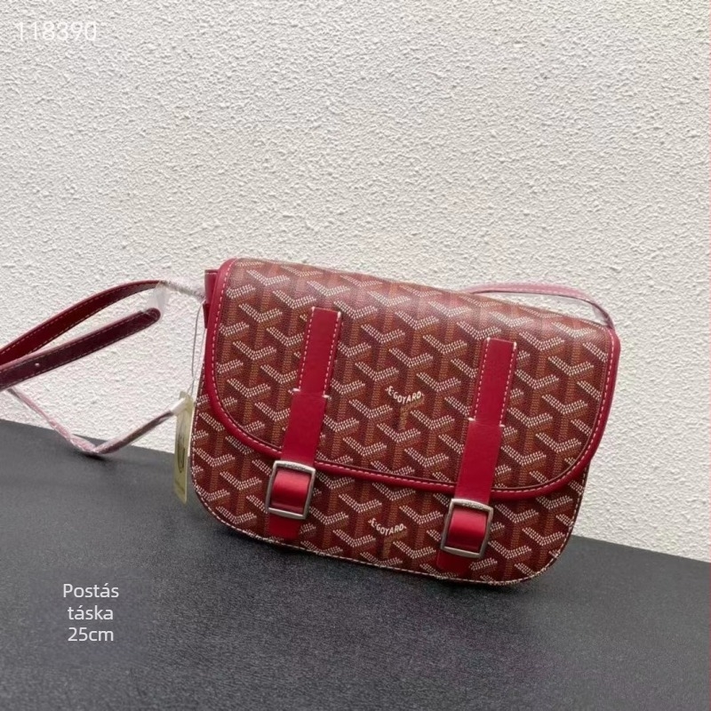 Goya dogtooth saddle táska mintával, crossbody, uniszex, mindennapi, minimalist