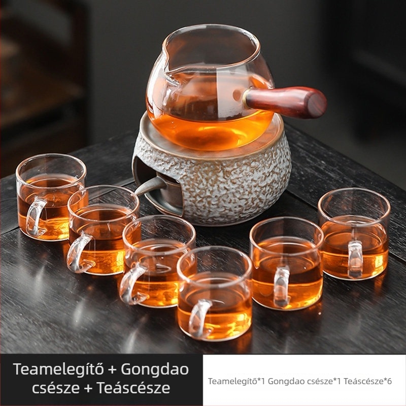 Porcelán teamelegítő gyertyával – japán stílusú minimalistikus luxus, teakekészítéshez és virágos tea ceremóniához való kiegészítő