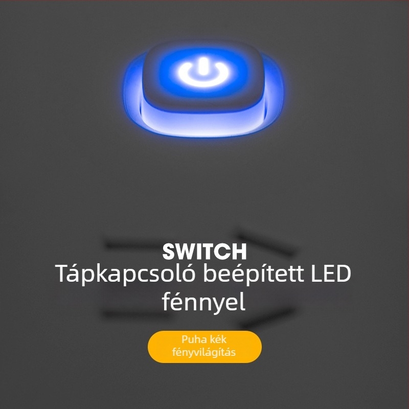 USB-s hosszabbító irodába, több aljzattal és egyedi kapcsolókkal, intelligens, multifunkcionális dugalj otthonra és kollégiumba