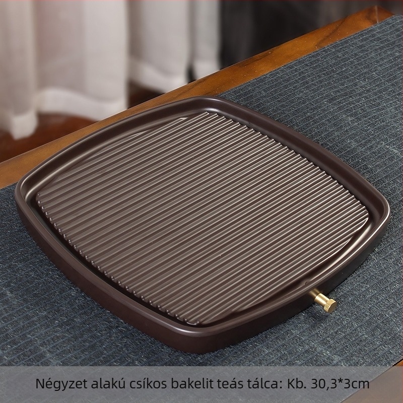 Bakelit teáskanna állvány száraz leöntés alap, teás csésze alátét és nedvszívó párna – tea set kiegészítők