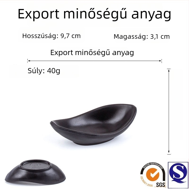 Chiliszósz tál, műanyag snack tál, melaminból készült hotel-stílusú étkészlet forró fazékhoz