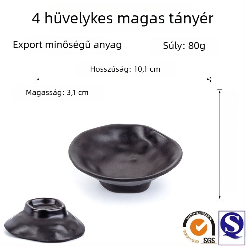 Chiliszósz tál, műanyag snack tál, melaminból készült hotel-stílusú étkészlet forró fazékhoz