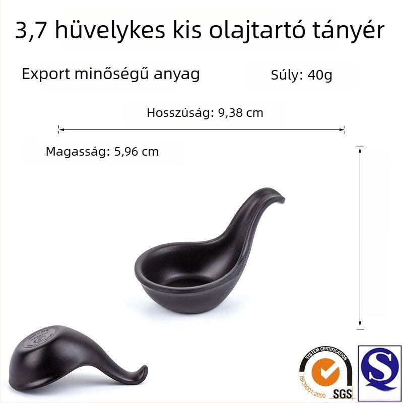 Chiliszósz tál, műanyag snack tál, melaminból készült hotel-stílusú étkészlet forró fazékhoz