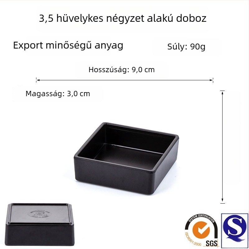 Chiliszósz tál, műanyag snack tál, melaminból készült hotel-stílusú étkészlet forró fazékhoz
