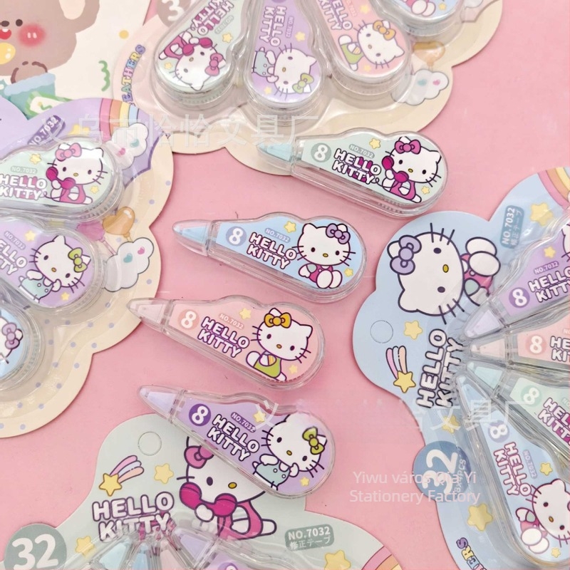 Sanrio KT macska korrekciós szalag – mini 4 darabos csomag