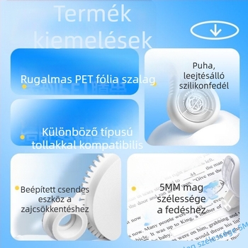 Hobby CT8310 Javító szalag, fehér, 20 m, tartós és csendes diákok számára
