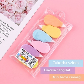 Wanyou édes cukorka mintás korrigáló szalag, 6 darabos csomag, 5 mm x 4 m