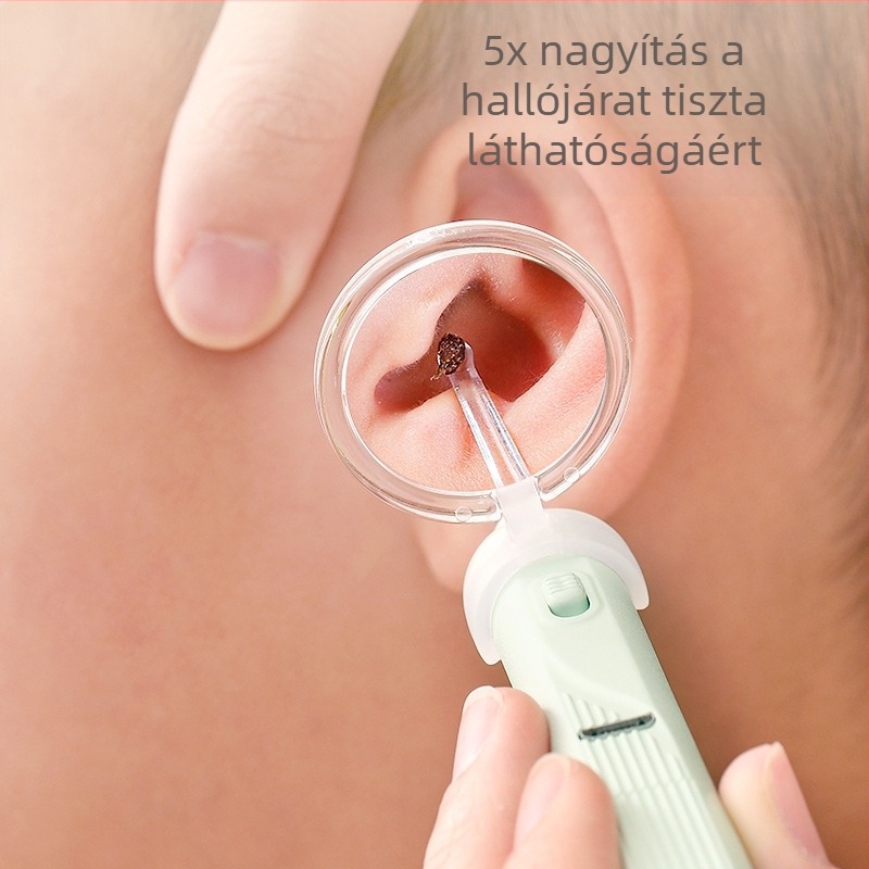 FaSoLa Fénylő fülkanál gyerekeknek LED világítással – látható fül tisztító eszköz
