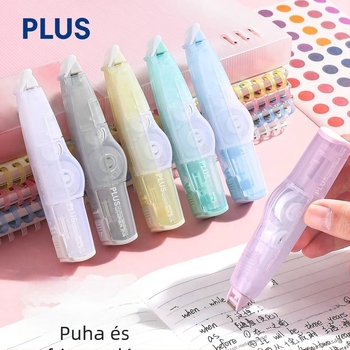 Plus MR korrektor szalag Jelly Color sorozatból, korlátozott kiadás, általános- és középiskolások számára, cserélhető utántöltőkkel