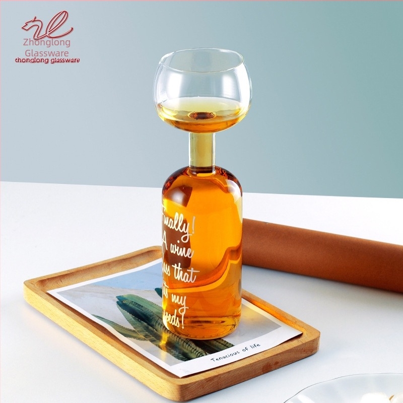 Üvegből készült vörösbor-dekanter, európai stílusú, minimalist dizájn, 701–800 ml