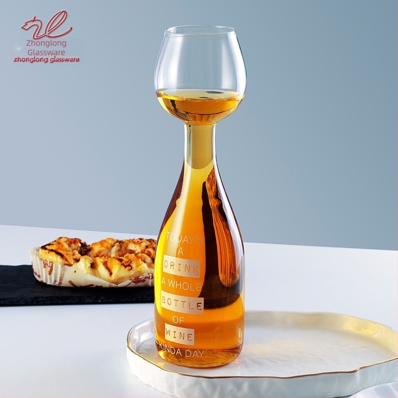 Üvegből készült vörösbor-dekanter, európai stílusú, minimalist dizájn, 701–800 ml