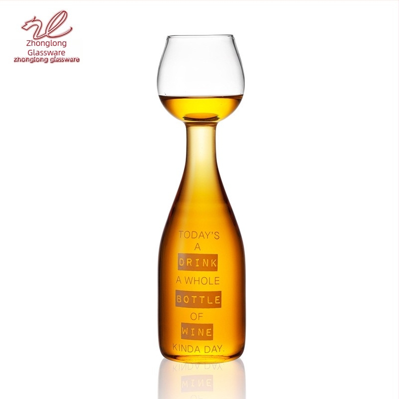 Üvegből készült vörösbor-dekanter, európai stílusú, minimalist dizájn, 701–800 ml